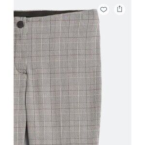 NWOT Violet High Rise Straight Trouser Plaid - 10